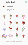 Flowers Stickers for Whatsapp 🌹 screenshot 3