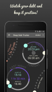 Sleep Debt Tracker: registra tus horas de sueño screenshot 3