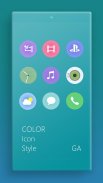 COLOR™ Theme | Premium Cyan 🎨Design For XPERIA screenshot 1