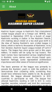 Kashmir Super League - KSL screenshot 1