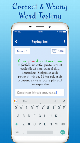 Learn Typing In Mobile Typing Speed Master Test 1 2 Download Android Apk Aptoide