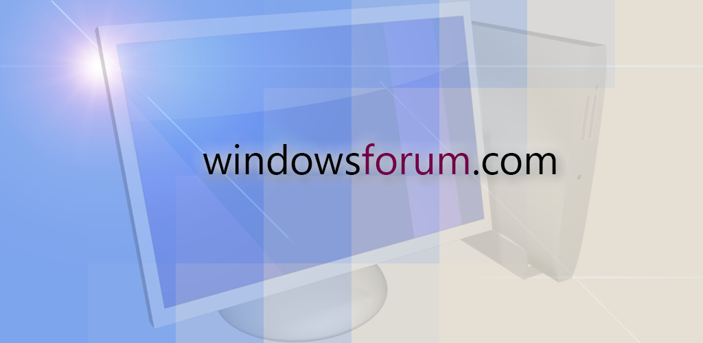 Window forums forum