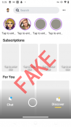 iSnapfake:Fake Chat & Story Maker--Spoof app screenshot 2