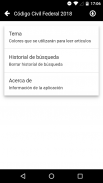 Código Civil Federal screenshot 2