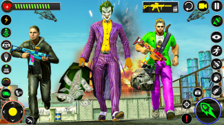 Assassino Palhaço assalto a banco Gangster real screenshot 2