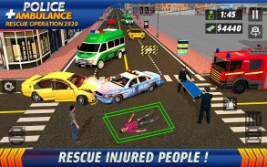Police Ambulance Rescue Driving: 911 Emergency screenshot 3