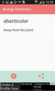 Biology Dictionary Offline - Terms Definitions screenshot 1