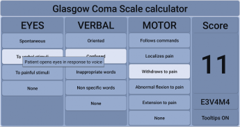 Glasgow Coma Scale screenshot 1