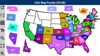 USA Map Puzzle screenshot 1