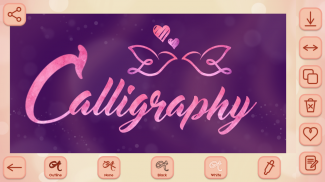 Kalligraphie Namen auf Bilder Schreiben screenshot 0