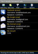 Friendly Password Safe screenshot 3
