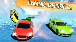 WaterSlide Car Racing Games 3D screenshot 1