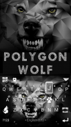 Yeni Polygon Wolf Klavye Teması screenshot 3