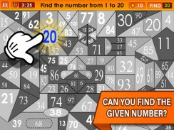 Find The Number 1 to 100 - Number Puzzle Game screenshot 2