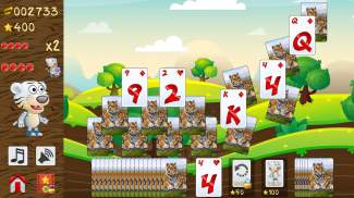 Tiger Solitaire: Fun tripeaks card solitaire screenshot 4