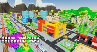 Gangster && Mafia Block City Dude Theft Pixel Car screenshot 1