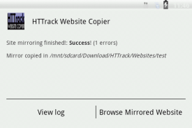 HTTrack Website Copier screenshot 8