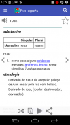 Dictionnaire portugais screenshot 1