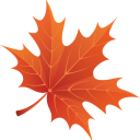 3D Herbst Ahorn-Blätter Icon