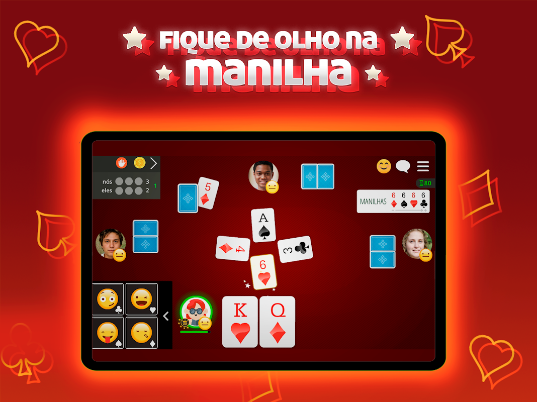 Jogue Truco Online no melhor app do Brasil!