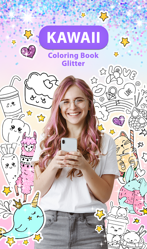 Colorir Glitter Jogo de Menina para Android - Baixe o APK na Uptodown