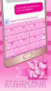 Stilvoll Rosa Tastaturen screenshot 5