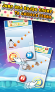 Penguins Cartoon Jumping & Tap to Running Adventure Jump Kids Game screenshot 1