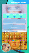 Cute Dolls Keyboard Themes screenshot 1