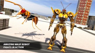 Wasp Robot Car Game: Robot Transforming Games screenshot 3