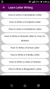 Learn English Letter Writing w screenshot 4