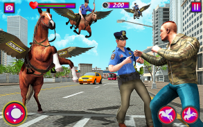 Flying Horse Police Chase Sim screenshot 8