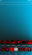Flat Black and Red Icon Pack v4.7 ✨Free✨ screenshot 23