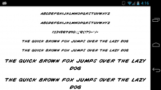 Fonts for FlipFont 50 Clean screenshot 2