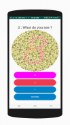 Color blindness test screenshot 0