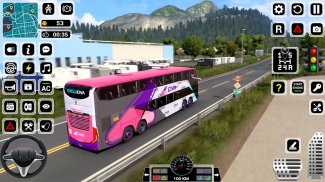 Euro Bus Conducir Bus Juego 3D screenshot 1