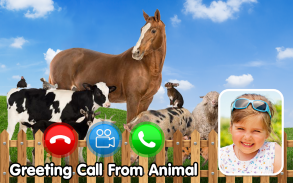 Video call from sound of animals - Text simulation screenshot 2