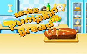 Pumpkin Bread Cooking Games screenshot 2