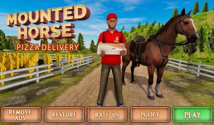 Mounted Horse Riding Pizza screenshot 9