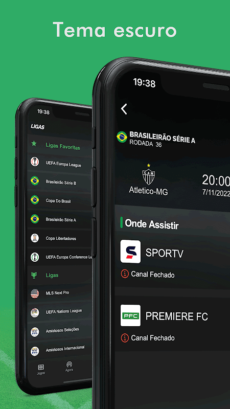 Descarga de APK de Jogos de Futebol com Transmissão na TV para Android