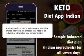 Keto Diet Plan App Indian screenshot 3