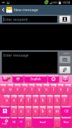 Pink Keyboard for S4 screenshot 1