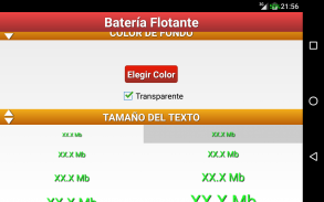 Batería Flotante Porcentaje % screenshot 0