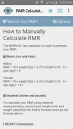 RMR Calculator & Tracker screenshot 4