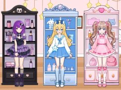 Anime Dress Up and Makeup Game screenshot 12