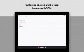 SPIN Safe Browser screenshot 2
