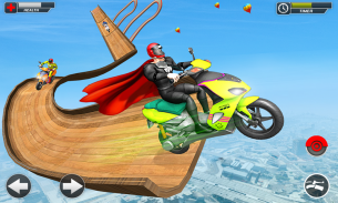 Superhero Bike Scooter Stunts screenshot 2