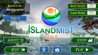 Island Mist Golf screenshot 1