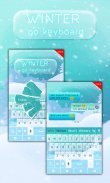 Winter GO Keyboard Theme screenshot 1