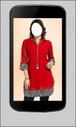 Women Short Kurta Tops Photo screenshot 2