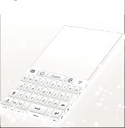 Keyboard untuk Android Putih screenshot 0